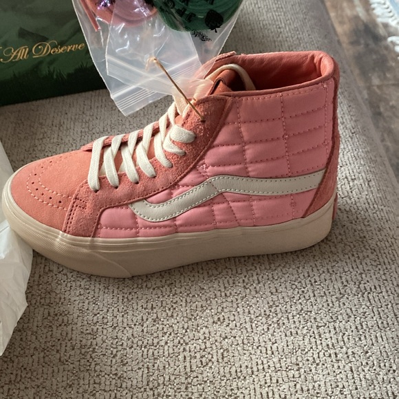 NWT - VANS X JOE FRESHGOODS SK8-HI REISSUE PLATFORM VLT LX CORAL PINK SIZE 8 - Picture 12 of 17